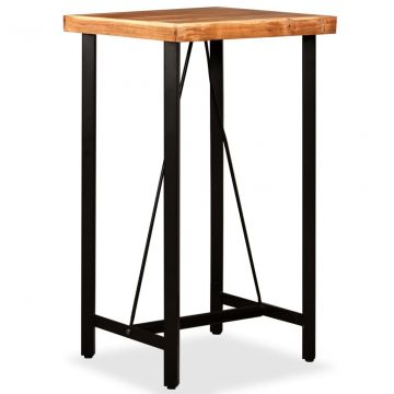  Baro stalas, akacijos mediena, 60x60x107 cm