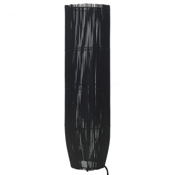  Pastatomas šviestuvas, juodos spalvos, gluosnis, 52cm, E27