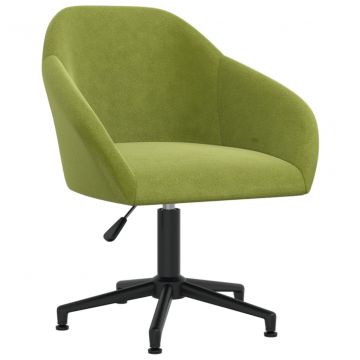  Pasukama biuro kėdė, šviesiai žalios spalvos, aksomas (330570)