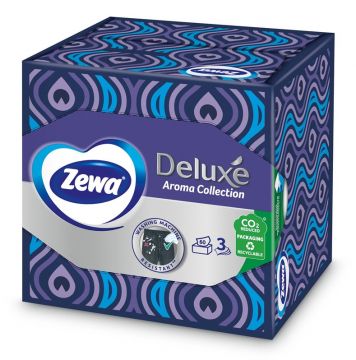 Vienkartinės servetėlės ZEWA DELUXE AROMA, 3 sl., 60 vnt.