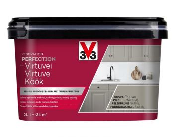 Emaliniai dažai V33 Perfection Kitchen, 2 l, Rusvai pilki