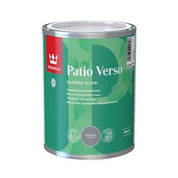 Medienos aliejus Tikkurila Patio Verso, pilka, 0.9 l