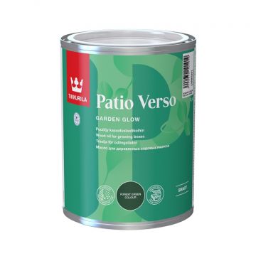 Medienos aliejus Tikkurila Patio Verso, žalia, 0.9 l