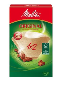 Kavos filtrai MELITTA 1×2, 40 vnt.