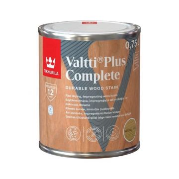 Impregnantas Tikkurila Valtti Plus Complete, pušis, 0.75 l