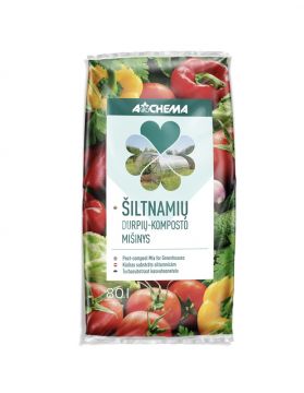 Durpių ir komposto mišinys šiltnamiams AGROCHEMA, 80 l