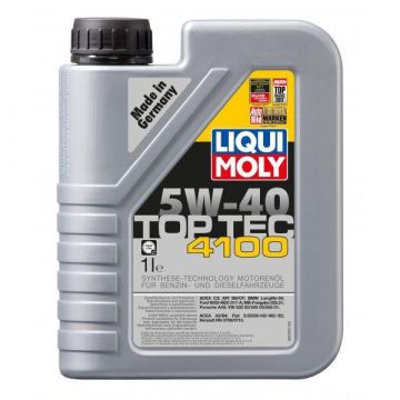 Variklio tepalas Liqui Moly Top Tec 4100 5W-40, 1 l