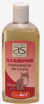 ZOO-ART AS antiparazitinis šampūnas katėms 250 ml