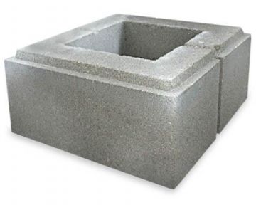 Betoninis tvoros blokelis RTE-32x32x15-S