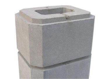 Betonininis tvoros blokelis RTE-20x25x15-K-S