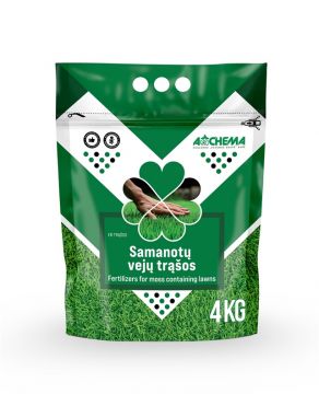  Trąšos samanotoms vejoms Agrochema, 4 kg