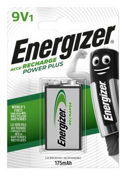 Įkraunamas elementas ENERGIZER 9V, 175 mAh