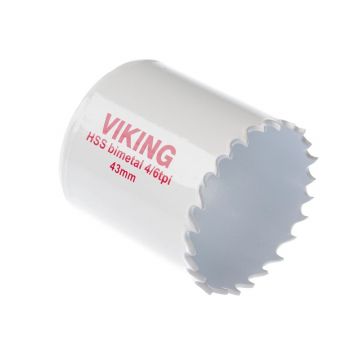 Metalo gręžimo karūna Viking 71043, 43 mm