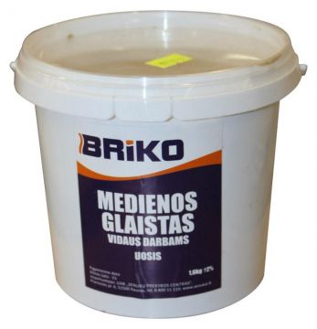 Uosio spalvos medienos glaistas Briko, 1,6 kg