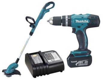 Žoliapjovės ir suktuvo rinkinys Makita DLX2114S