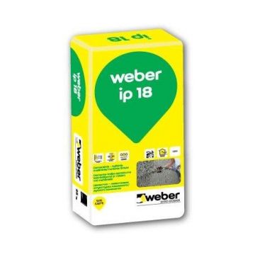 Cementinis kalkinis tinko mišinys Weber IP18, 25 kg