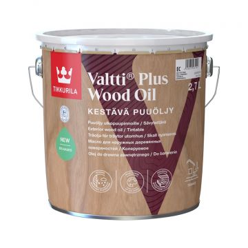  Medienos aliejus Tikkurila Valtti Plus Wood Oil, 2.7 l