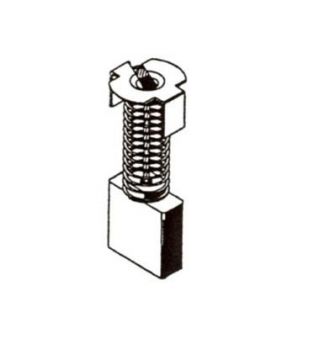 Angliniai šepetėliai 30-18-002-H, 6 x 16 x 18,5 mm, 2 vnt