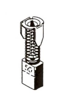 Angliniai šepetėliai 30-00-050-H, 5 x 8 x 13 mm, 2 vnt