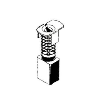 Angliniai šepetėliai 30-14-009-H, 6 x 8,5 x 13 mm, 2 vnt