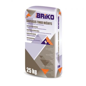 Cementinis-kalkinis tinko mišinys Briko, 25 kg