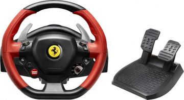 ŽAIDIMŲ VAIRAS SU PEDALAIS „FERRARI 458/SPIDER THRUSTMASTER“