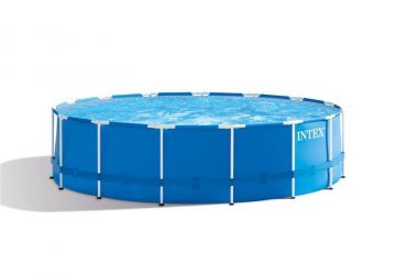 Karkasinis baseinas Intex, 457 x 457 x 122 cm