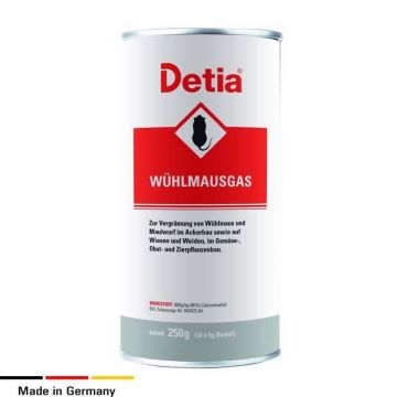 Granulės kurmiams Detia, 250 g