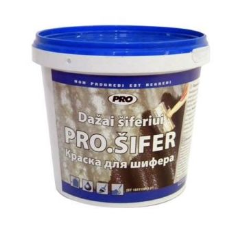 Šiferinių stogų dažai PRO šifer, vyšniniai, 10 l