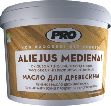 Medienos aliejus Pro, skaidrus, 0.9 l