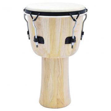  Djembe būgnas su strypu įtempimui, ožkos oda, 12"