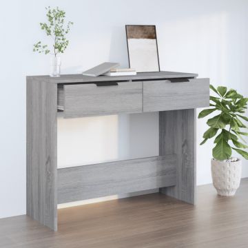  Konsolinis staliukas, pilkas ąžuolo, 90x36x75cm, mediena