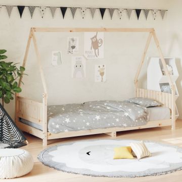  Vaikiškos lovos rėmas, 90x200cm, pušies medienos masyvas