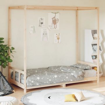  Vaikiškos lovos rėmas, 90x190cm, pušies medienos masyvas