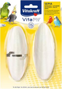VITAKRAFT Vita Fit dekoratyvinių paukščių lesalo papildas– sepijos kriauklė 2 vnt