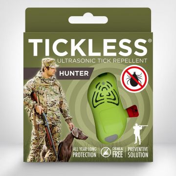 TICKLESS Hunter ultragarsinis pakabukas nuo erkių ir blusų žalias